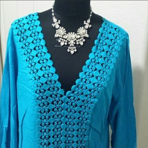 Sale Blue Coverup Dress